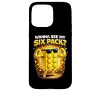 Carcasa para iPhone 15 Pro MAX ¿Quieres Ver mi Six Pack Bricks Lover Master Builder Divertido?