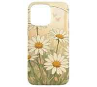 Carcasa para iPhone 15 Pro MAX Radiante April Daisy Motif Art Nouveau Ilustración
