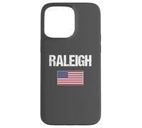 Carcasa para iPhone 15 Pro MAX Raleigh Carolina Norte USA Bandera Estados Unidos América