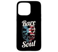 Carcasa para iPhone 15 Pro MAX Rare Soul Music Vintage USA Flag DJ Tocadiscos Vinilo Calavera
