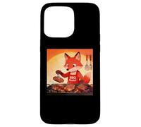 Carcasa para iPhone 15 Pro MAX Red Fox Cooking Grill BBQ Funny Gift Red Fox