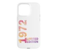 Carcasa para iPhone 15 Pro MAX Regalo de 53 cumpleaños para Mujeres Nacidas en 1972 cumpliendo 53 años