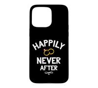 Carcasa para iPhone 15 Pro MAX Regalo Divertido para Fiesta de Divorcio Happily Never After