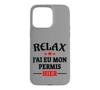 Carcasa para iPhone 15 Pro MAX Regalo Licencia de Conducir Código de Carretera Humor