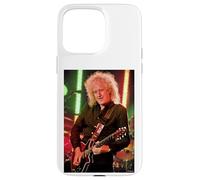 Carcasa para iPhone 15 Pro MAX Reina & Adam Lambert Brian May Guitarrista por Dick Barnatt