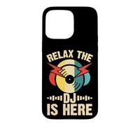 Carcasa para iPhone 15 Pro MAX Relax The DJ Is Here Retro Vinyl DJ