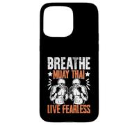 Carcasa para iPhone 15 Pro MAX Respira Muay Thai Live Fearless Muay Thai