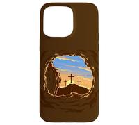 Carcasa para iPhone 15 Pro MAX Resurrection Sunday Cross of Jesus Christ Empty Tomb Faith