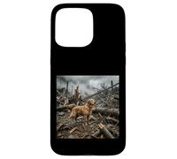 Carcasa para iPhone 15 Pro MAX Retriever Desastre Ruinas Buscar Rescate Escena