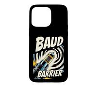 Carcasa para iPhone 15 Pro MAX Retro Computer Baud Barrier Vintage Dial Up Modem Graphic