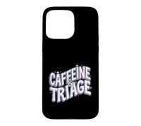 Carcasa para iPhone 15 Pro MAX Retro ER Nurse Caffeine & Triage Medical