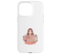 Carcasa para iPhone 15 Pro MAX Retro Love Lace Votos Nupcial Romance Diseño