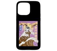 Carcasa para iPhone 15 Pro MAX Retro Otaku Vaporwave Kanji Michelangelo Japón Wave café