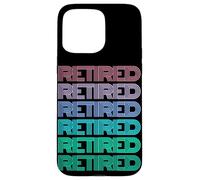 Carcasa para iPhone 15 Pro MAX Retro Retirado Ya no es mi Problema Abuelo Jubilación 2025