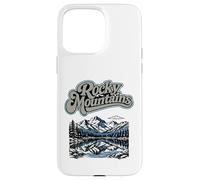 Carcasa para iPhone 15 Pro MAX Retro Rocky Mountains National Park Vintage Style 80s