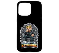 Carcasa para iPhone 15 Pro MAX Rey De Las Palabras Clave Funny SEO Marketer Men