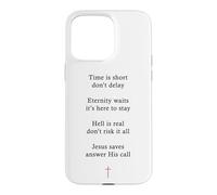 Carcasa para iPhone 15 Pro MAX Rhyming Evangelistic Gospel Message - Christian Faith Poem