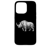 Carcasa para iPhone 15 Pro MAX Rinoceronte lanudo Edad de Hielo Megafauna Animal Prehistórico