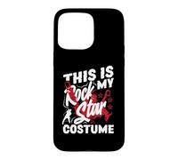 Carcasa para iPhone 15 Pro MAX Rockstar Disfraz de Halloween Easy Lazy Last Minute Rock
