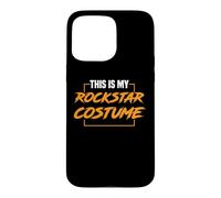 Carcasa para iPhone 15 Pro MAX Rockstar Halloween Scary Easy Lazy Last Minute Costume Rock