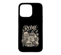 Carcasa para iPhone 15 Pro MAX Roma Italia Monumentos Coliseo Vaticano Viajes Souvenir City