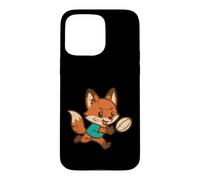 Carcasa para iPhone 15 Pro MAX Rugby Fox Pass Dibujos Animados