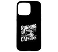 Carcasa para iPhone 15 Pro MAX Running On Caffeine