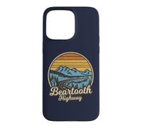 Carcasa para iPhone 15 Pro MAX Ruta panorámica Nacional 212 Retro de la autopista Beartooth