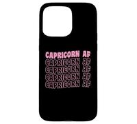 Carcasa para iPhone 15 Pro MAX Sagitario AF Retro Vintage Style Capricornio Signo del Zodiaco