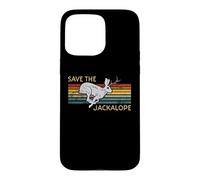 Carcasa para iPhone 15 Pro MAX Save The Jackalope - Vintage Rabbit - Camping Cryptozoology