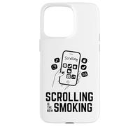 Carcasa para iPhone 15 Pro MAX Scrolling es el Nuevo Smoking. Smartphone. Divertido