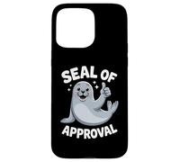 Carcasa para iPhone 15 Pro MAX Seal of Approval Pun Funny Seal