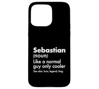 Carcasa para iPhone 15 Pro MAX Sebastian como Un Chico Normal Solo Cooler Legend King First