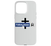 Carcasa para iPhone 15 Pro MAX Seguir Jesús Fe Libro Cristiano Cruz Amor Cristo Biblia