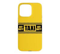 Carcasa para iPhone 15 Pro MAX Señal de Taxi de Taxi Amarillo para Disfraz de Taxi