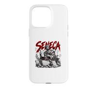 Carcasa para iPhone 15 Pro MAX Seneca Amor con Fati Memento Mori Estoico Cita