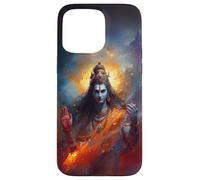 Carcasa para iPhone 15 Pro MAX Señor Shiva Arte Sacro - Mahadev Dios Hindú