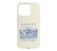 Carcasa para iPhone 15 Pro MAX Shakespeare Hamlet Cute Book Lover Bookworm Drama Teacher