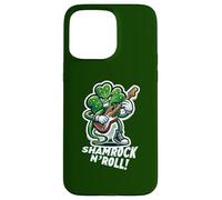 Carcasa para iPhone 15 Pro MAX Shamrock n' Roll Divertido Juego de Palabras de trébol del día de San Patricio