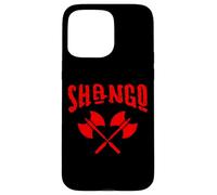 Carcasa para iPhone 15 Pro MAX Shango Yoruba Religión Xango Ifa Orisha Diosa Chango