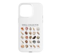 Carcasa para iPhone 15 Pro MAX Shell Collector Conchas Marinas comunes del Mundo Arte Vintage