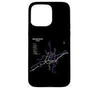 Carcasa para iPhone 15 Pro MAX Shenyang China Train Line Railway - Souvenir Route Map