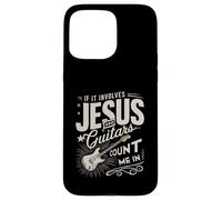 Carcasa para iPhone 15 Pro MAX Si Involucra a Jesus Guitars Cuéntame En Guitarrista Christian