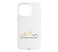 Carcasa para iPhone 15 Pro MAX Siéntete Orgulloso de la Escalada Rainbow Mountain Hiking