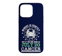 Carcasa para iPhone 15 Pro MAX Signo del Zodiaco Cáncer Julio 20 Horóscopo Astrología Cumpleaños