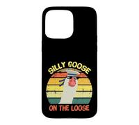 Carcasa para iPhone 15 Pro MAX Silly Goose On The Loose Funny Saying Vintage