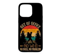 Carcasa para iPhone 15 Pro MAX Sin Jefe Sin WI-FI Diseño Retro Senderismo Montaña