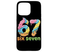 Carcasa para iPhone 15 Pro MAX Six Seven 67 Number Ice Cream Drip Meme 6 7 Kids Boys Girls