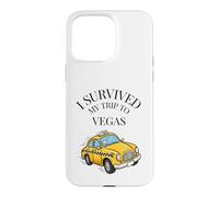 Carcasa para iPhone 15 Pro MAX Sobreviví a mi Viaje a Las Vegas en un Taxi de la Ciudad de Las Vegas