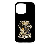 Carcasa para iPhone 15 Pro MAX Solo el Verdadero Virtuoso Reproduce música Celestial de Arpa de Estrellas
